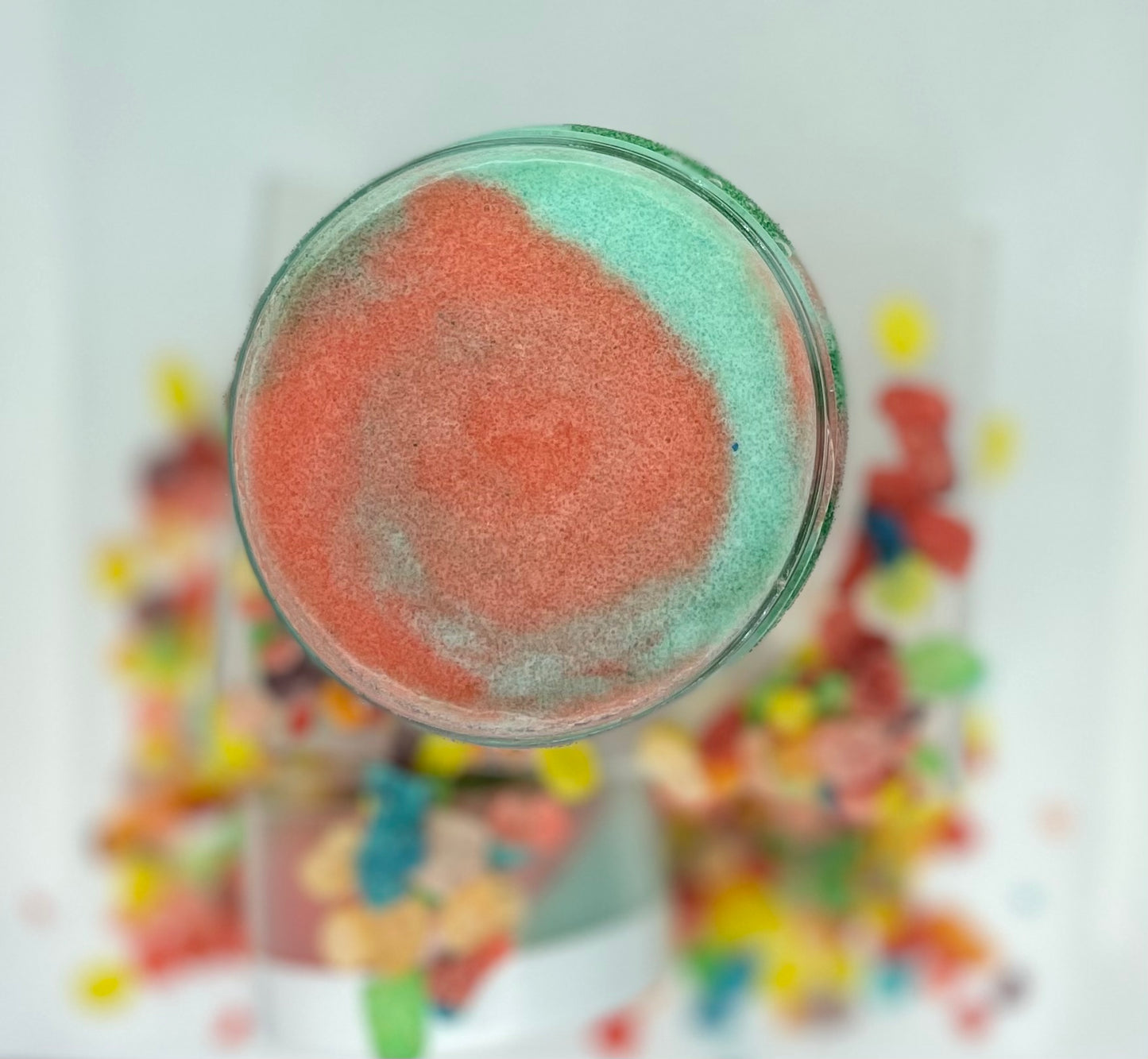 Fruity Pebbles lip and body scrub (skincare)
